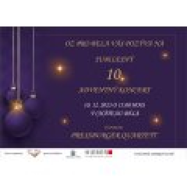 Jubilejný 10.adventný koncert- PRO BELÁ  -10.12.2023 o 15.00 hod.v Chateau Béla